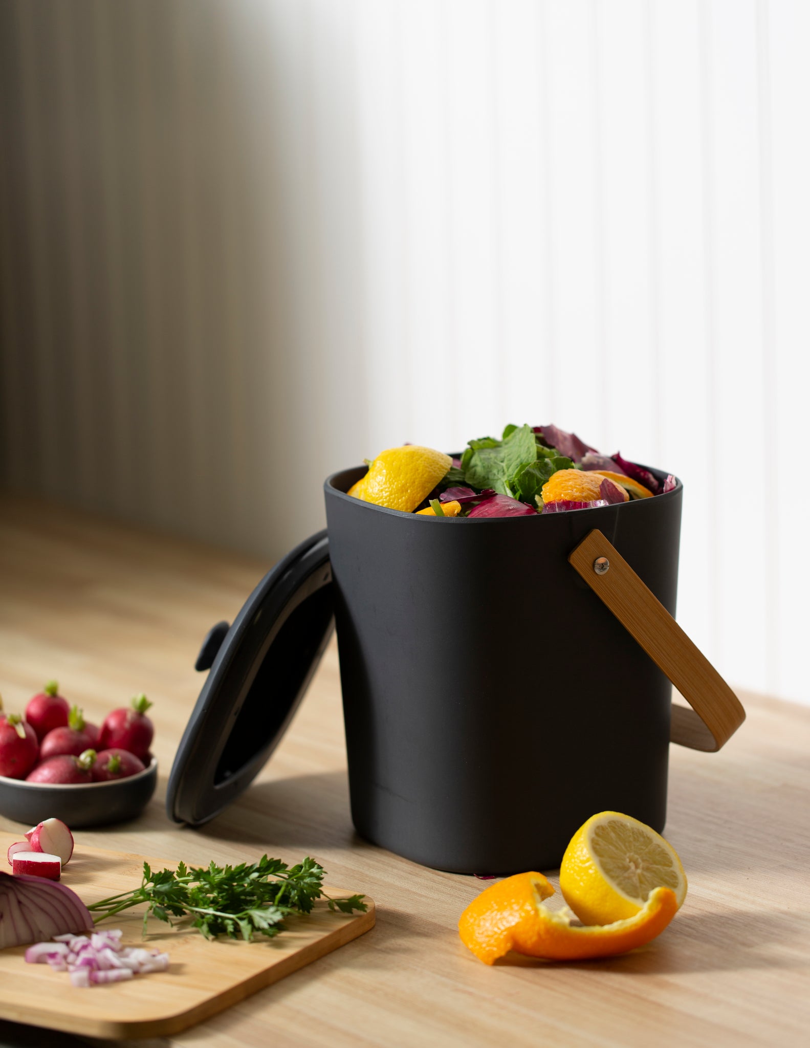 Compost Kitchen Bin-Portable Indoor Composter-Go-Compost